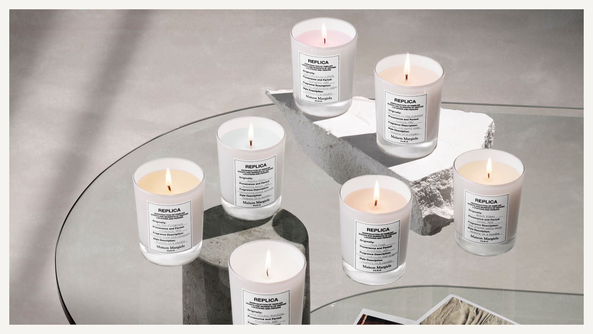 メゾン マルジェラが「レプリカ キャンドル」全7種を発売、人気の