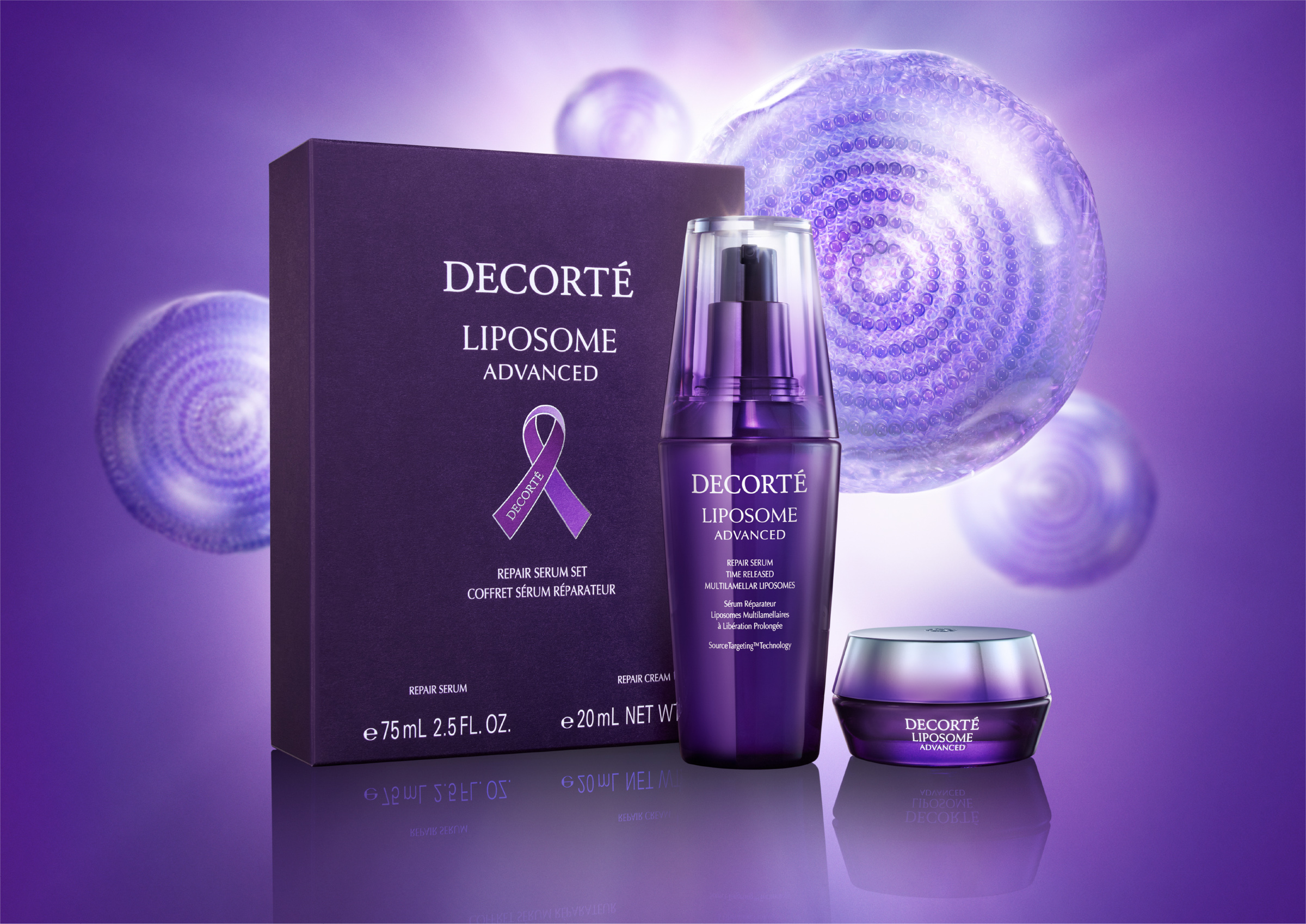 コスメデコルテが女性に対する暴力のない社会に貢献 「リポソーム