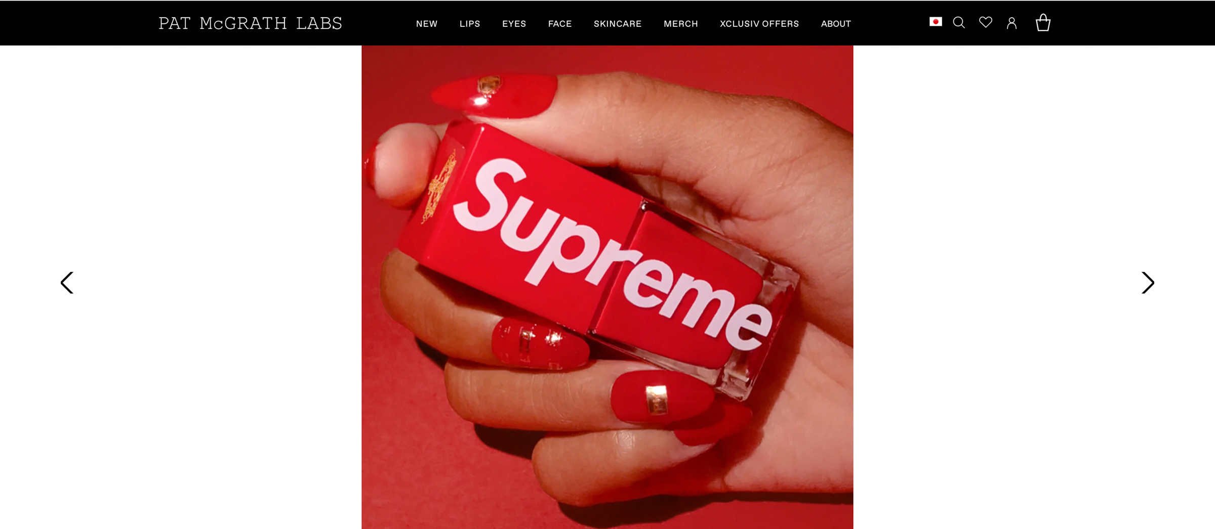 シュプリーム」と「パット・マクグラス ラボ」から初のネイルが登場 赤