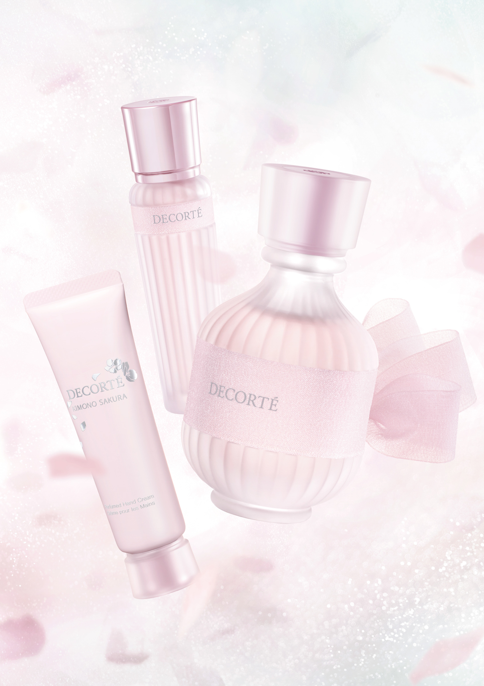 コスメデコルテが桜の香りのオードトワレとハンドクリームを発売