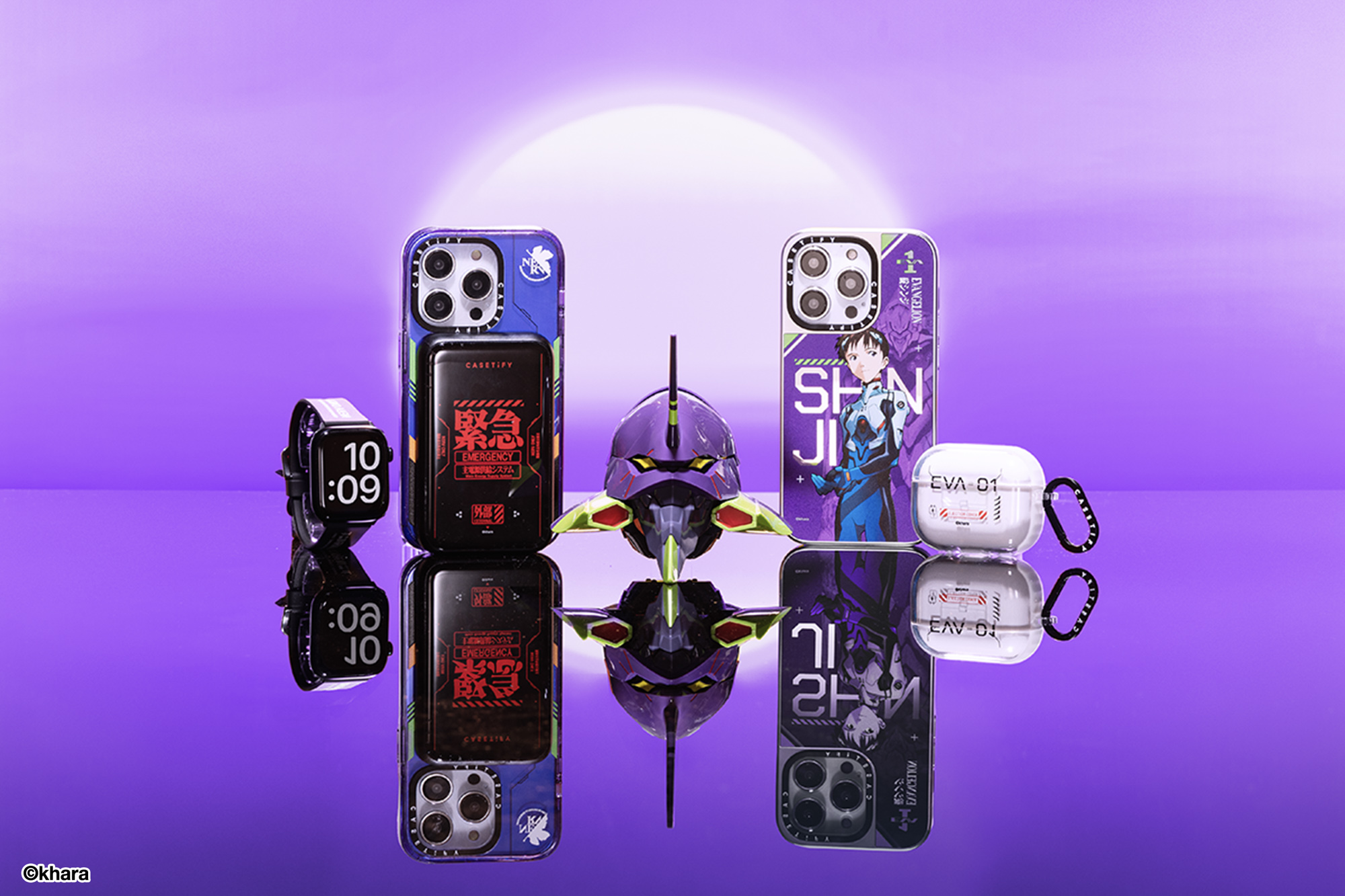 ほぼ新品】casetify iPhone17pro用 エヴァコラボ ほぼ新品】casetify