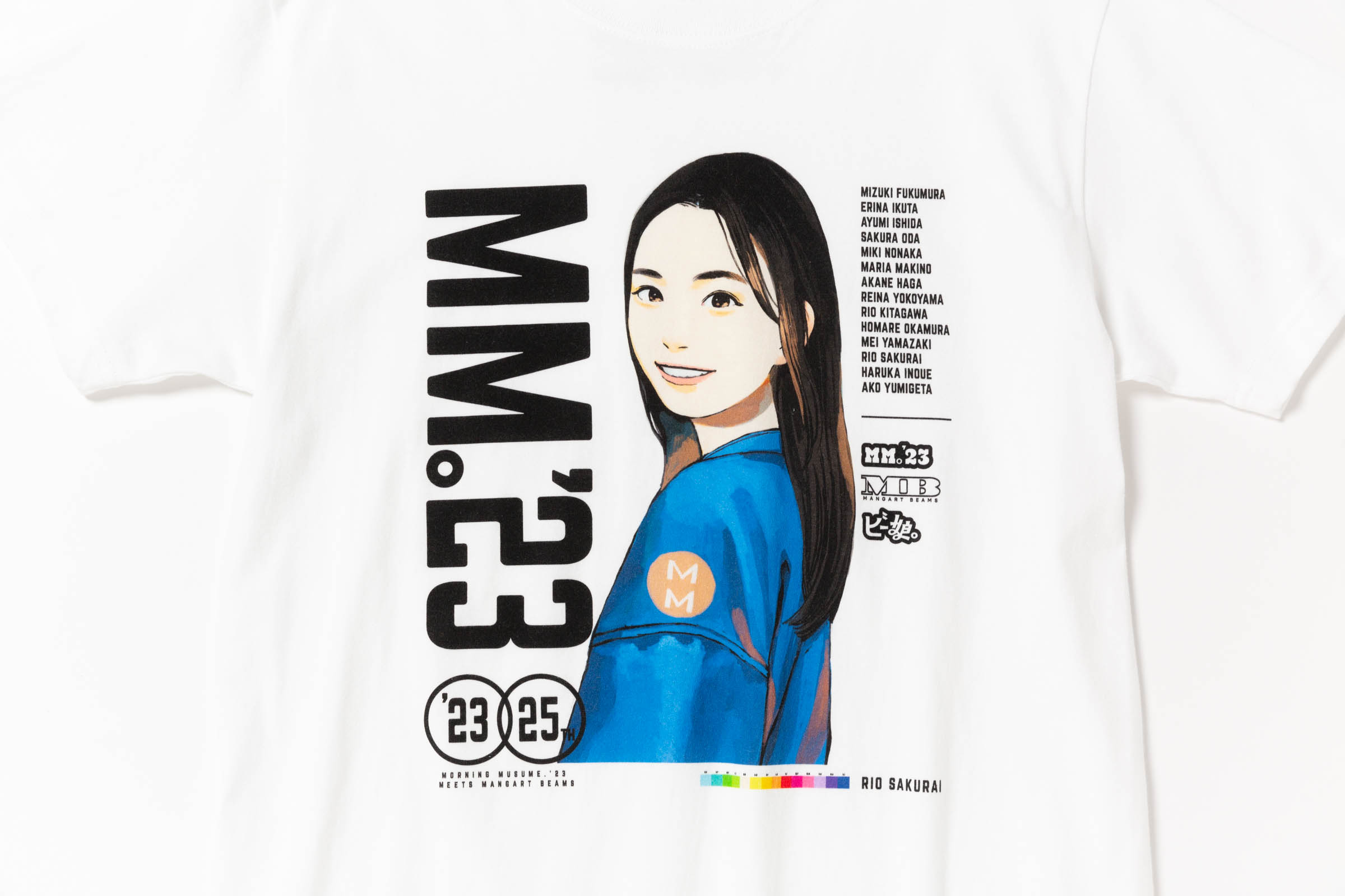 ビームスがモー娘。とコラボTシャツ発売、ざしきわらしが描き下ろし