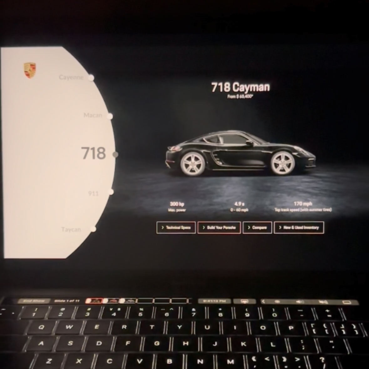 Porsche Tutorial Showcase PowerPoint – Original and High Quality
