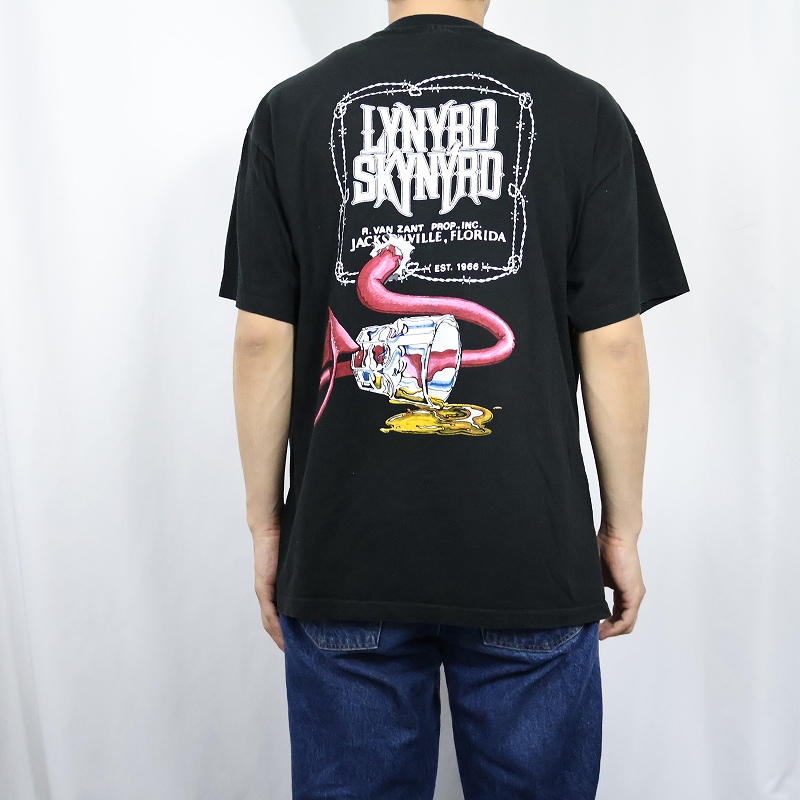 90年代 90s レーナード・スキナード ブラック ミュージック 音楽 バンT