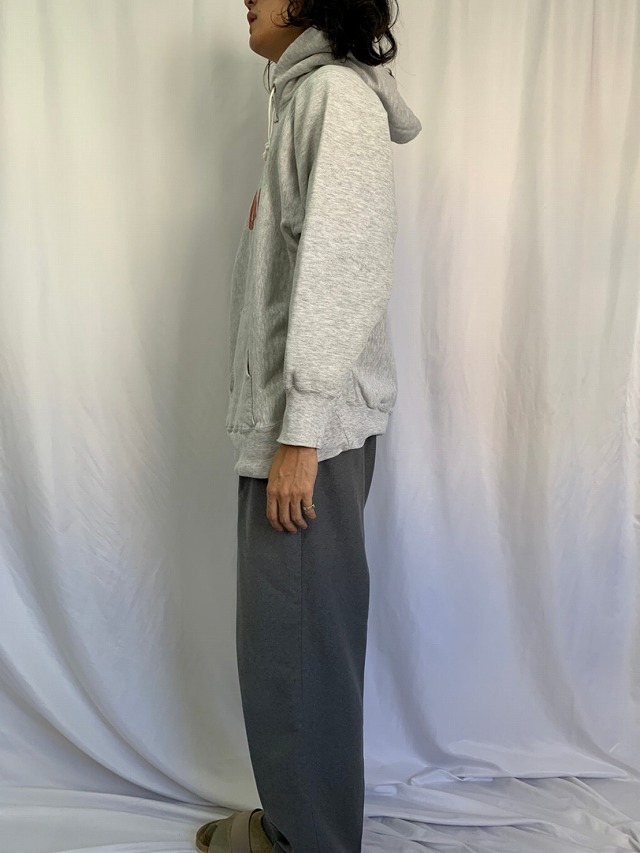 80年代 80s チャンピオン アメリカ製 グレー リバースウィーブ プル