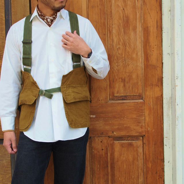 50's DEWZEE ハンティングベスト 吊り下げ ストラップベスト 50年代