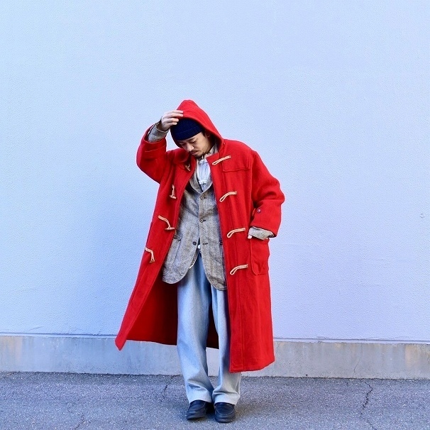 ラルフローレン アメリカ製 ダッフル 赤 レッド コート | ビンテージ