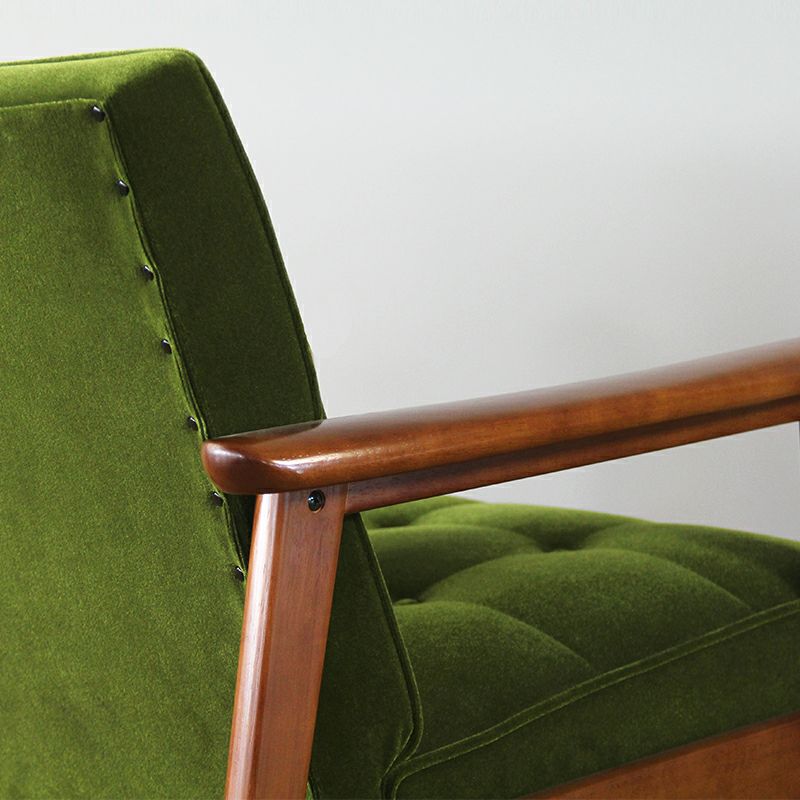 カリモク60 Kチェア1シーター ≪ワイド≫ モケットグリーン