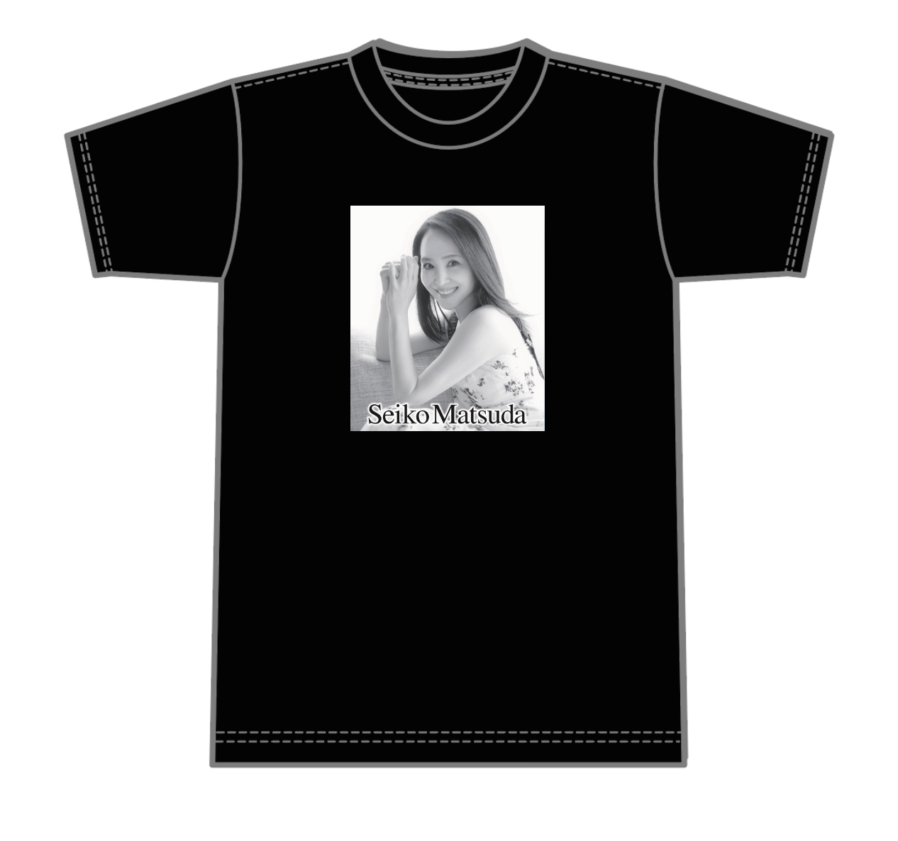 ピクチャーTシャツ BLACK｜松田聖子｜felicia club by SEIKO MATSUDA