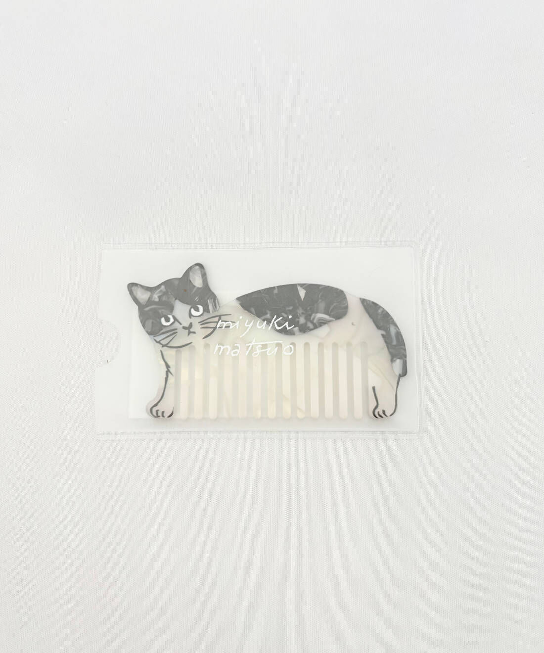 Nekobu Select Miyuki Matsuo Hair Comb (Pepper) | Nekobu