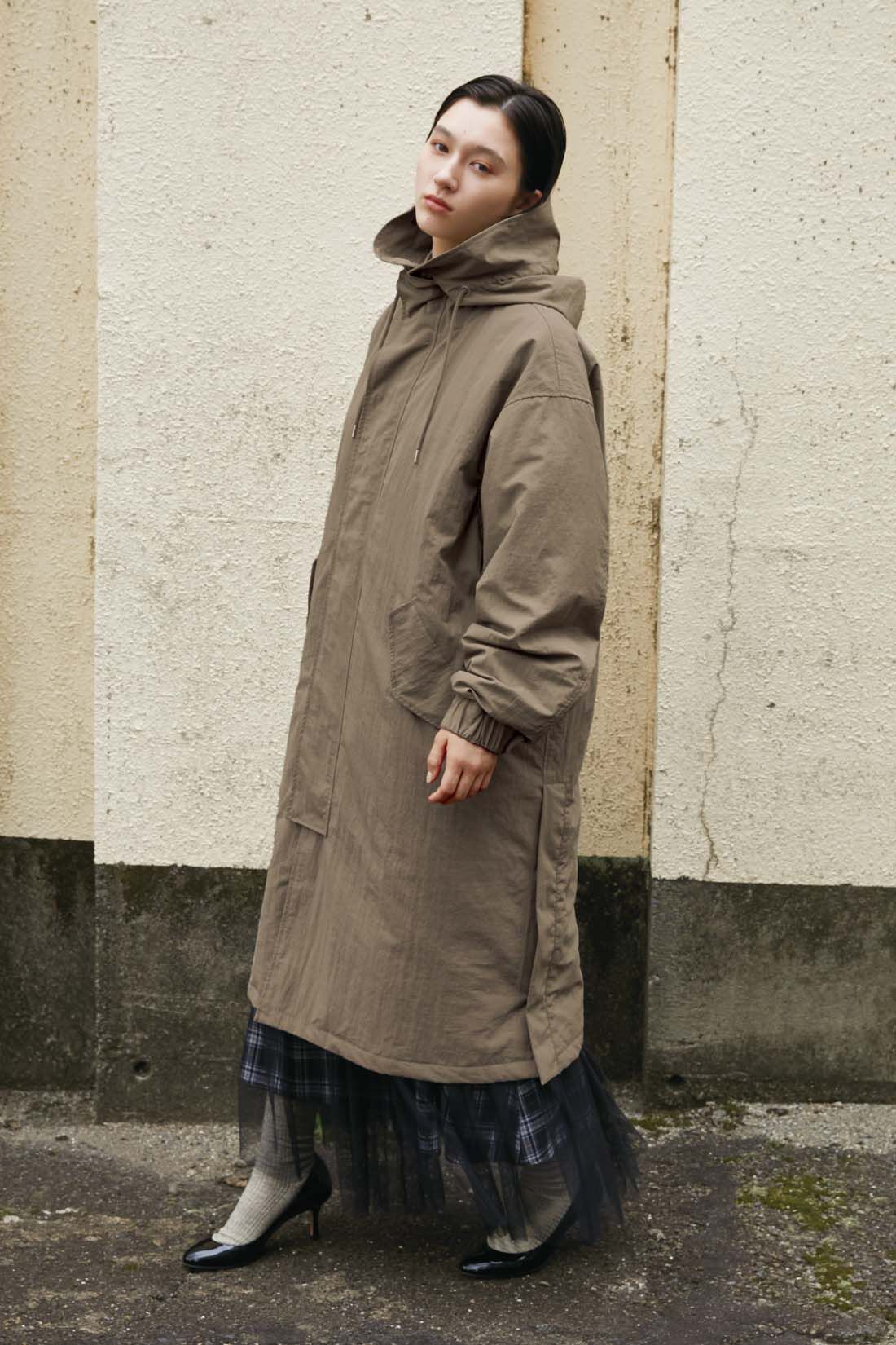 MEDE19F ピーターマッカーサーのチェック裏地を配した 大人の