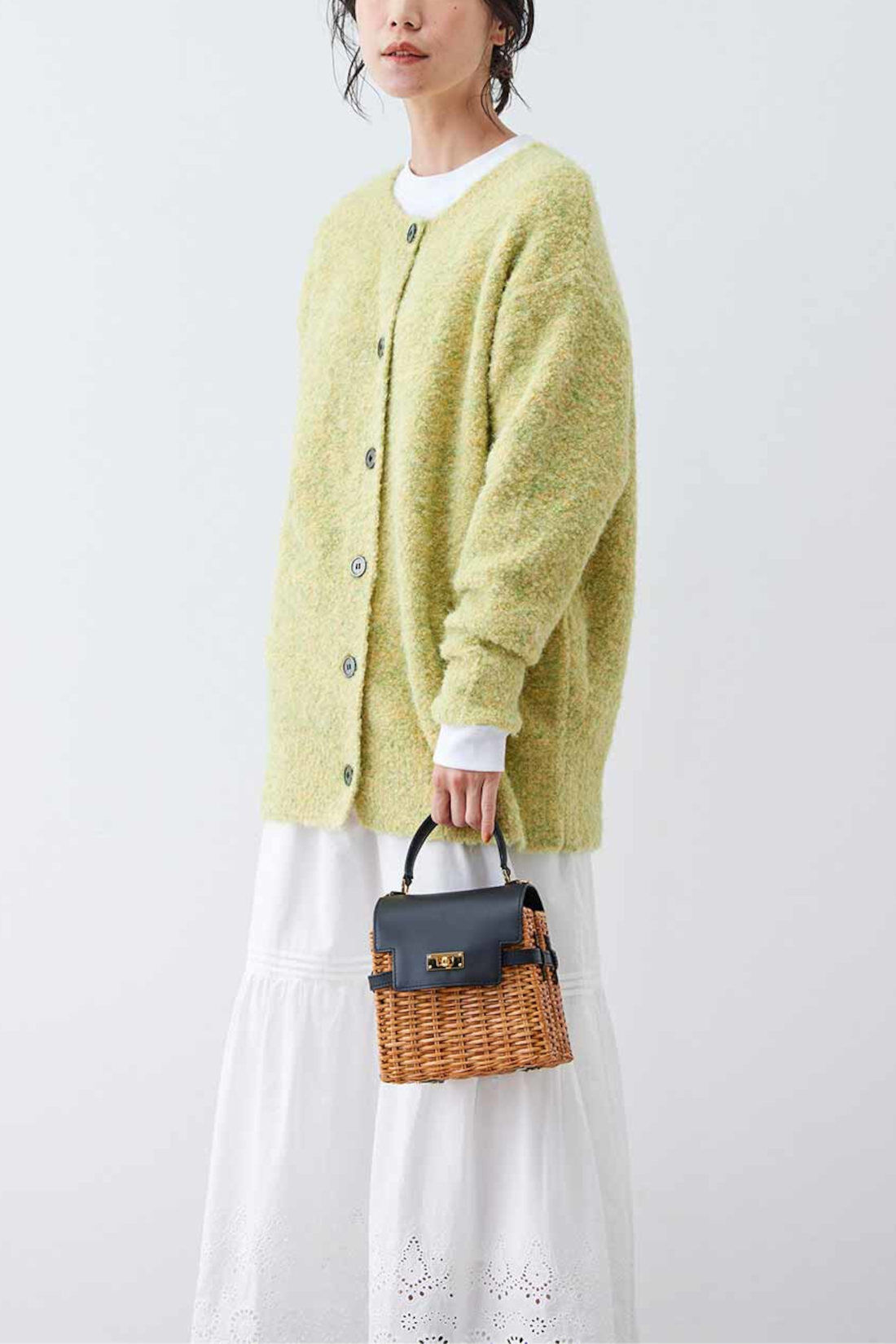 リブ イン コンフォート 前後着られる！ プードルヤーンの