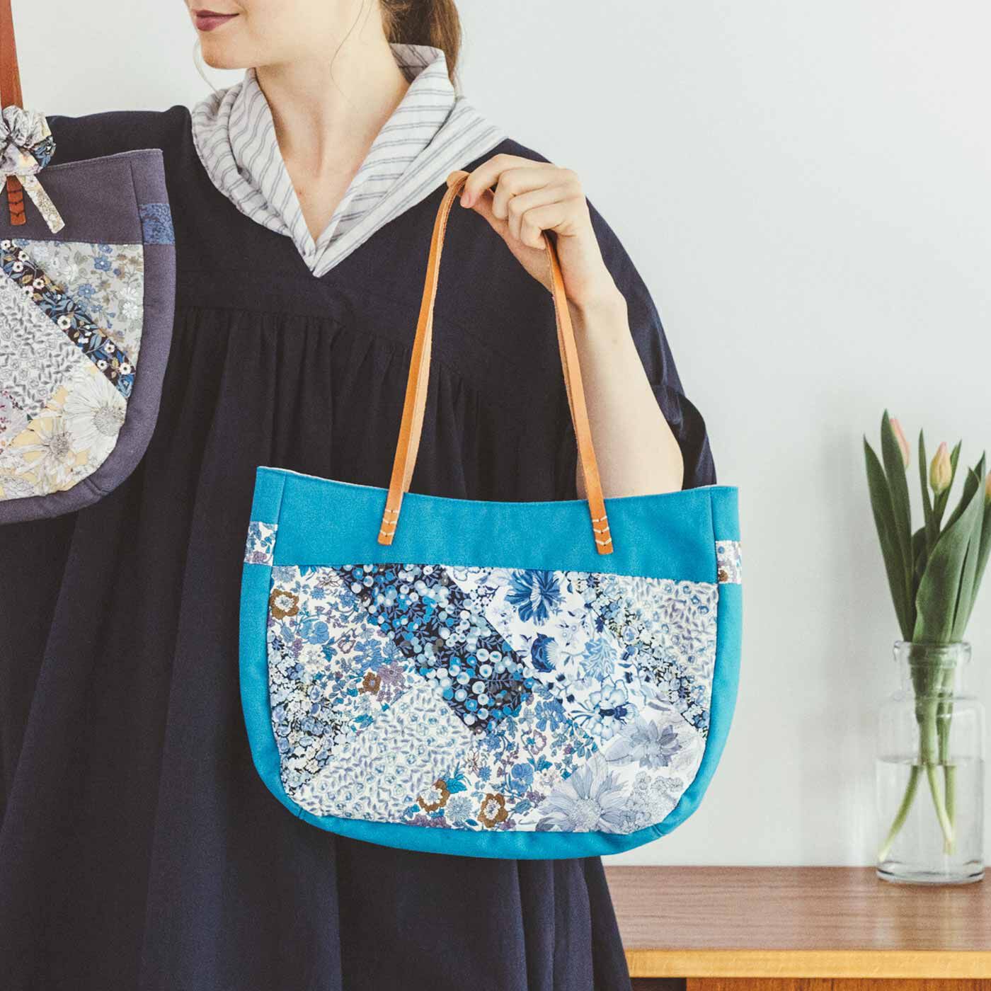 リバティ・ファブリックス とっておきのこだわりパッチワークバッグ