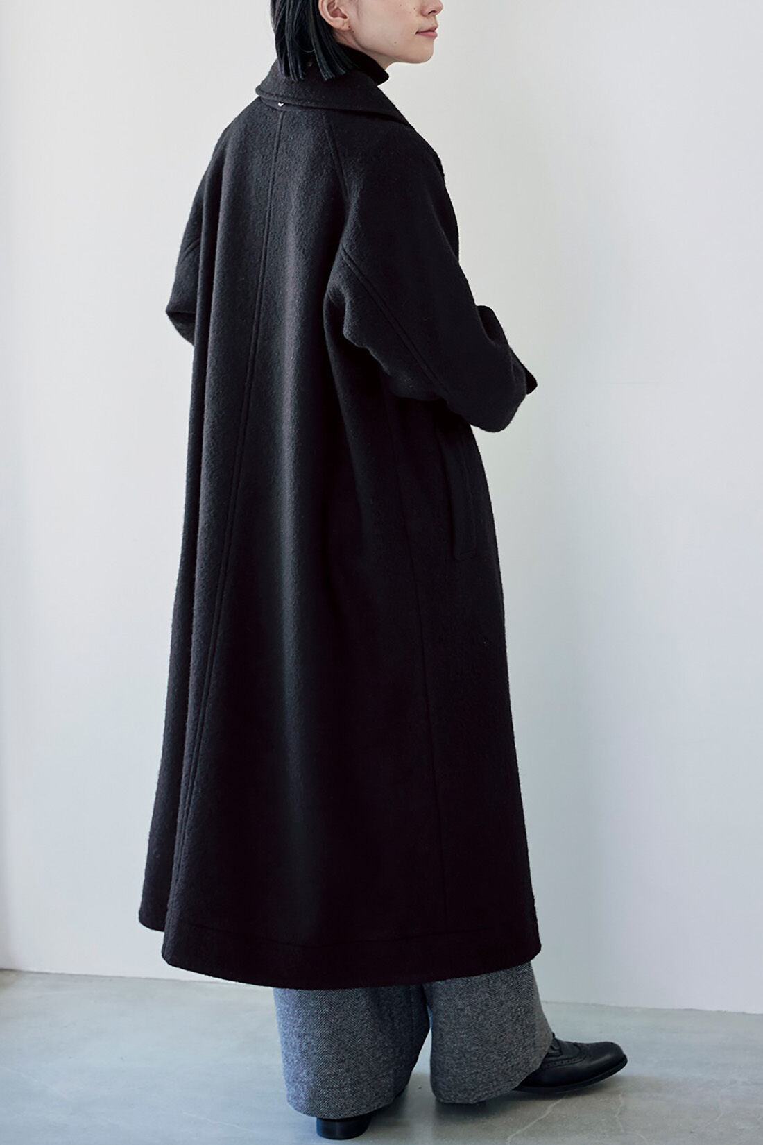 サニークラウズ 魔女のケープ付きコート＜レディース＞黒｜Sunny