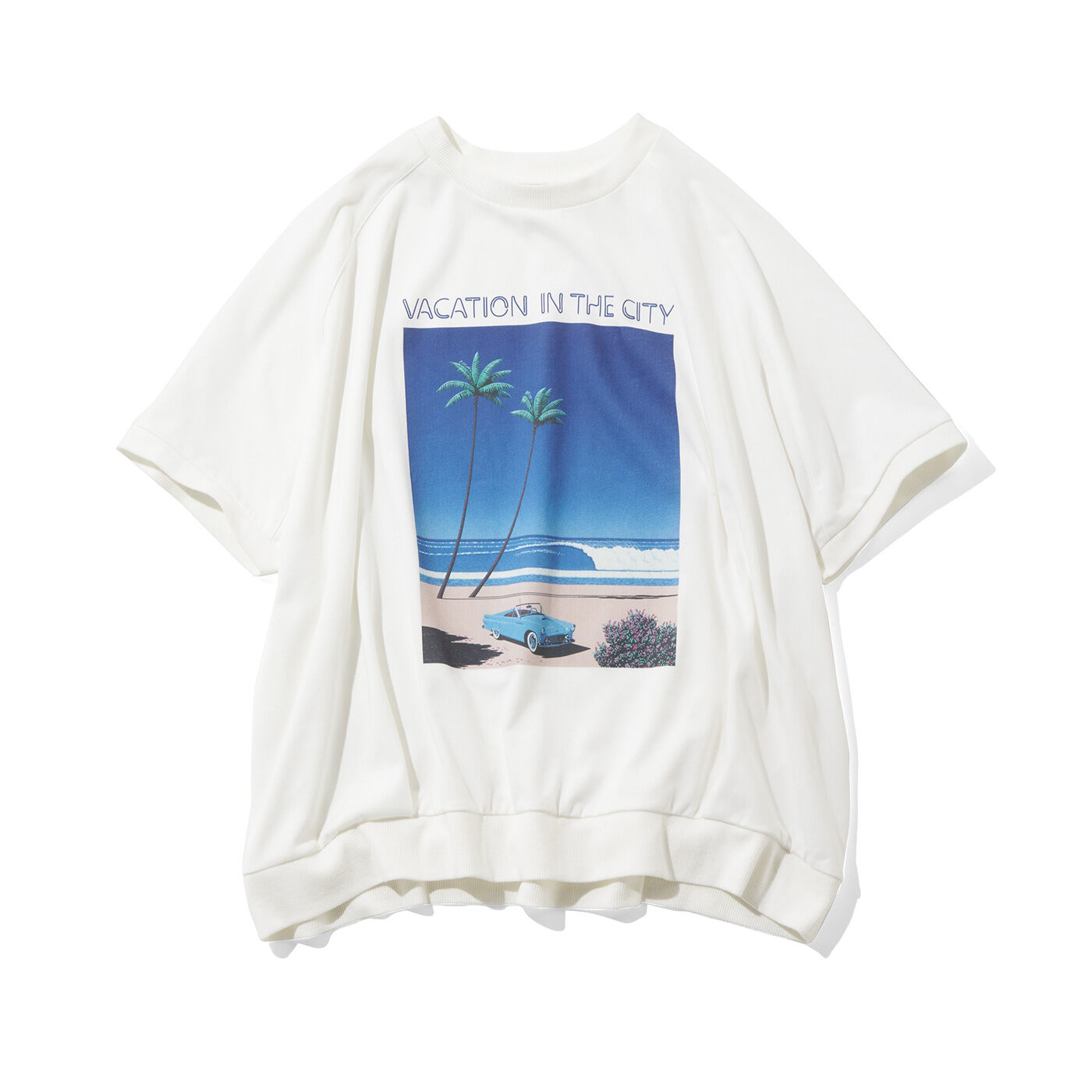 新品未開封 Night Tempo ホワイト Tシャツ + 永井博キーホルダー