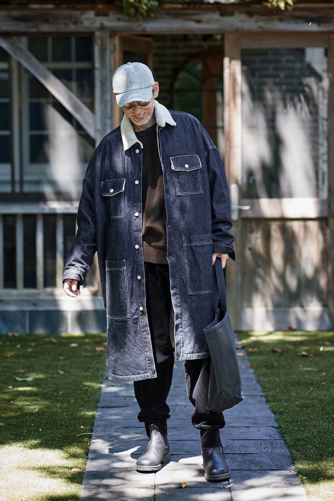 サニークラウズ 裏ボアジージャンコート〈メンズ〉｜Sunny clouds