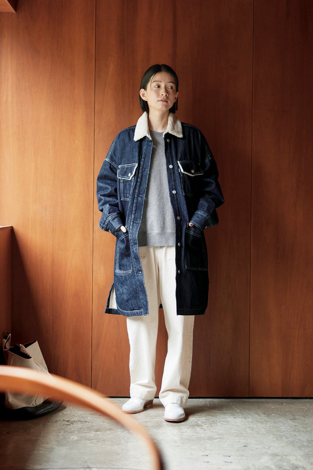 サニークラウズ 裏ボアジージャンコート〈レディース〉｜Sunny clouds