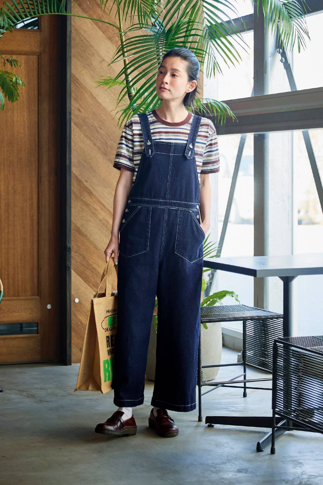 サニークラウズ feat. mii デニムのオーバーオール〈レディース