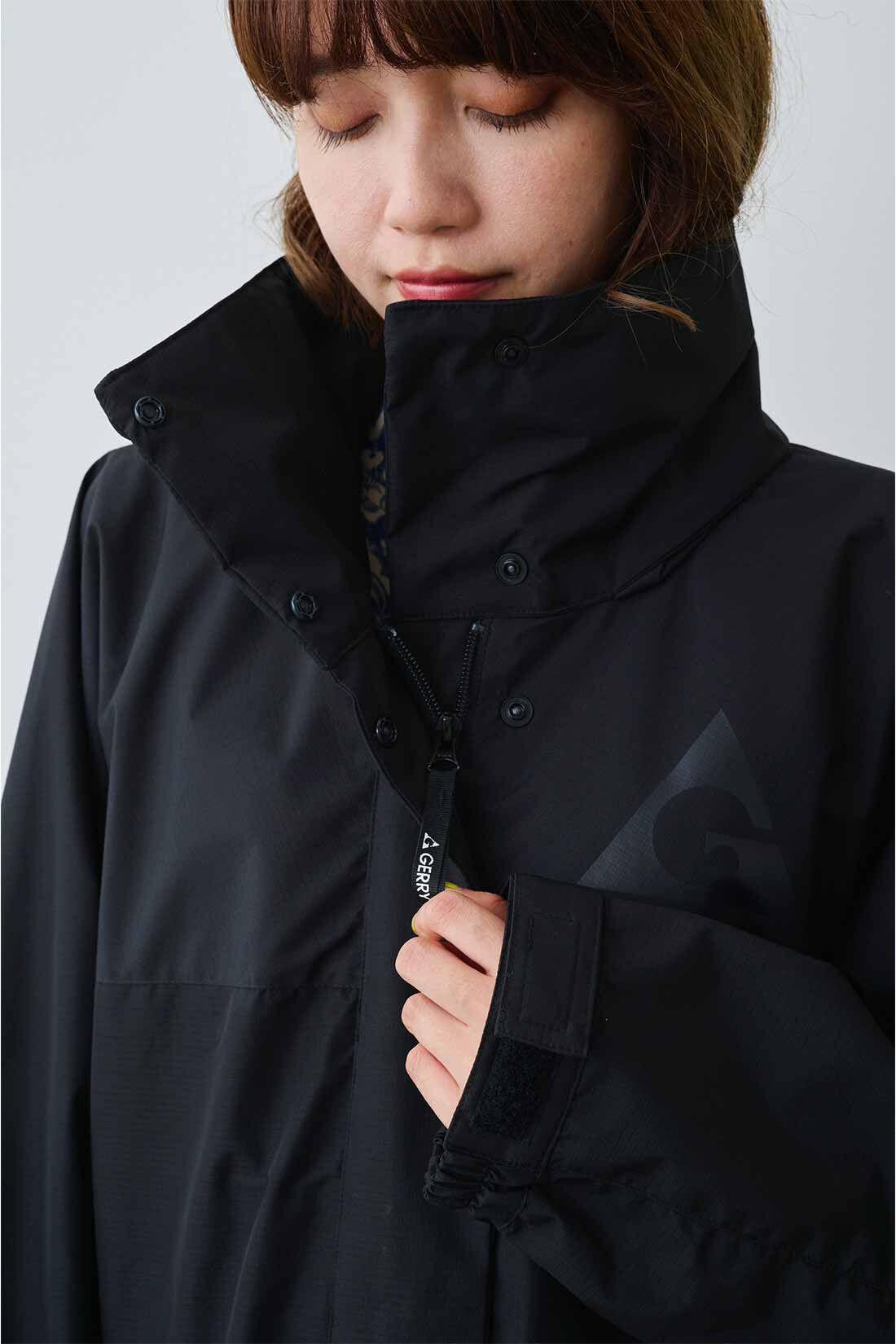 美品 GERRY × MEDE19F 別注 ミリタリーコート ロング 黒 LL 美品 GERRY