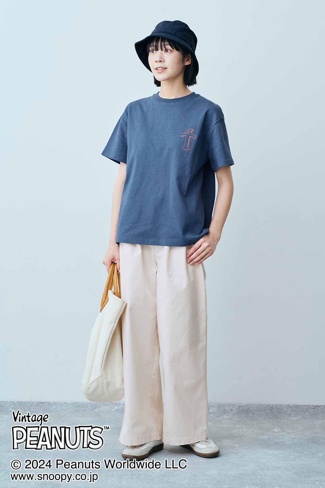 THREE FIFTY STANDARD 内側メッシュのバケットハット〈ネイビー