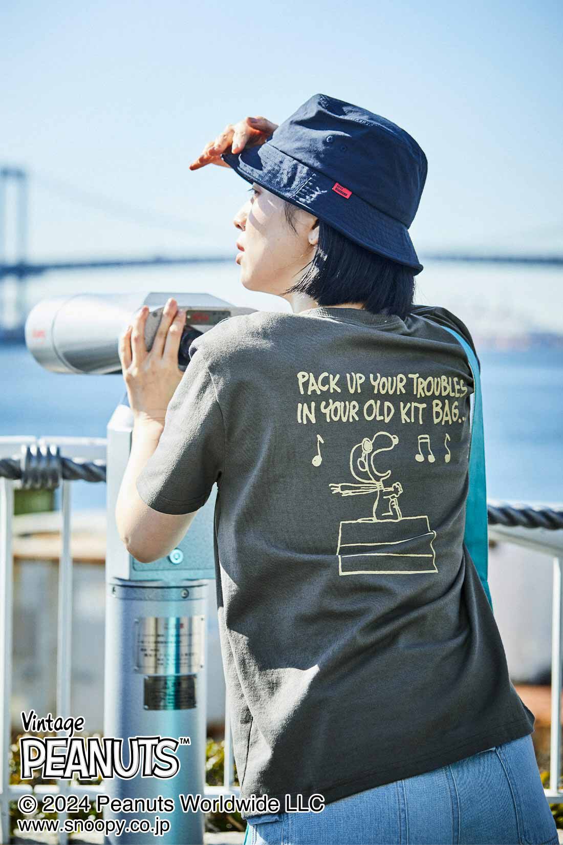 THREE FIFTY STANDARD 内側メッシュのバケットハット〈ネイビー