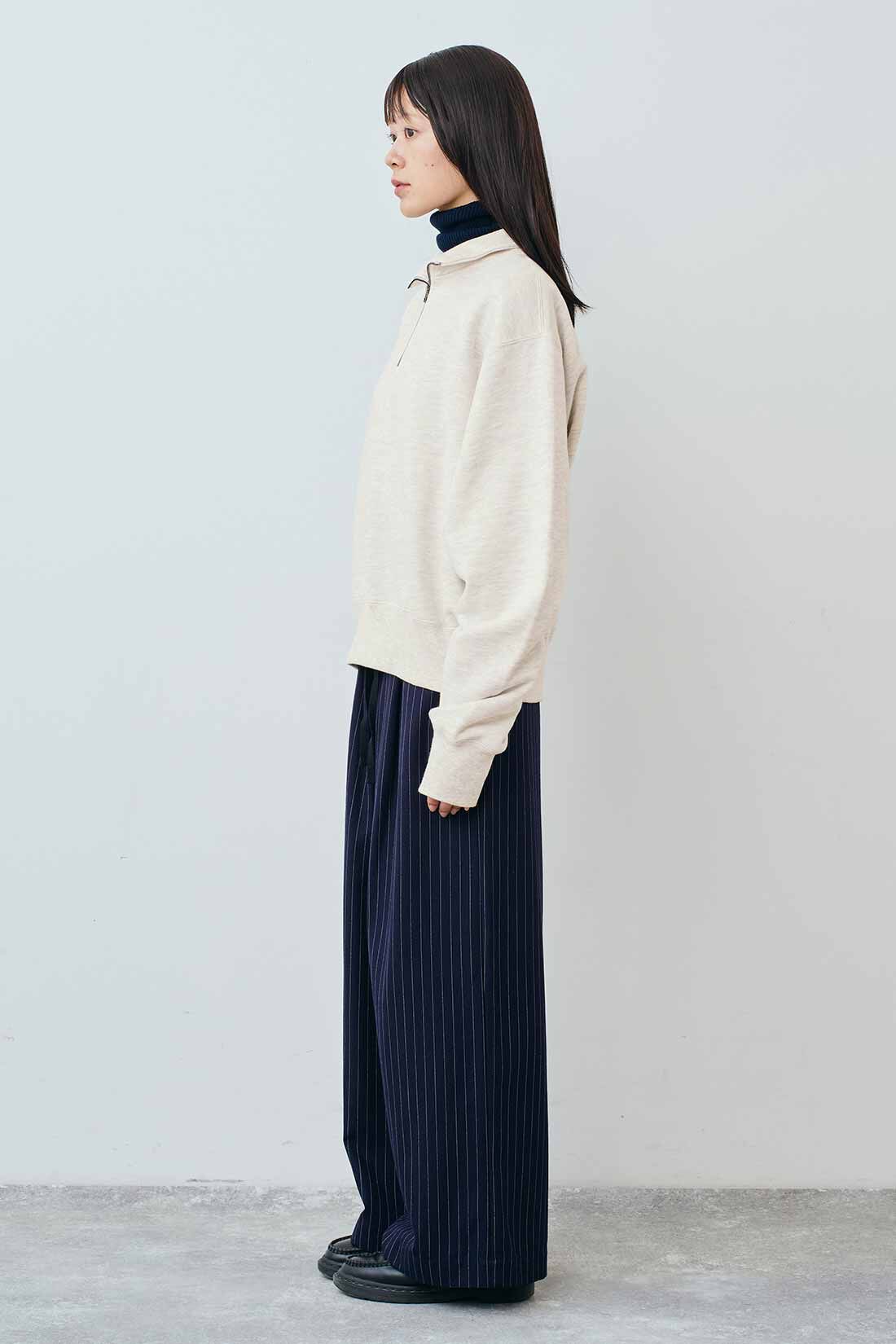 THREE FIFTY STANDARD 小谷 実由さんと作った 衿を開けて着たいハーフ