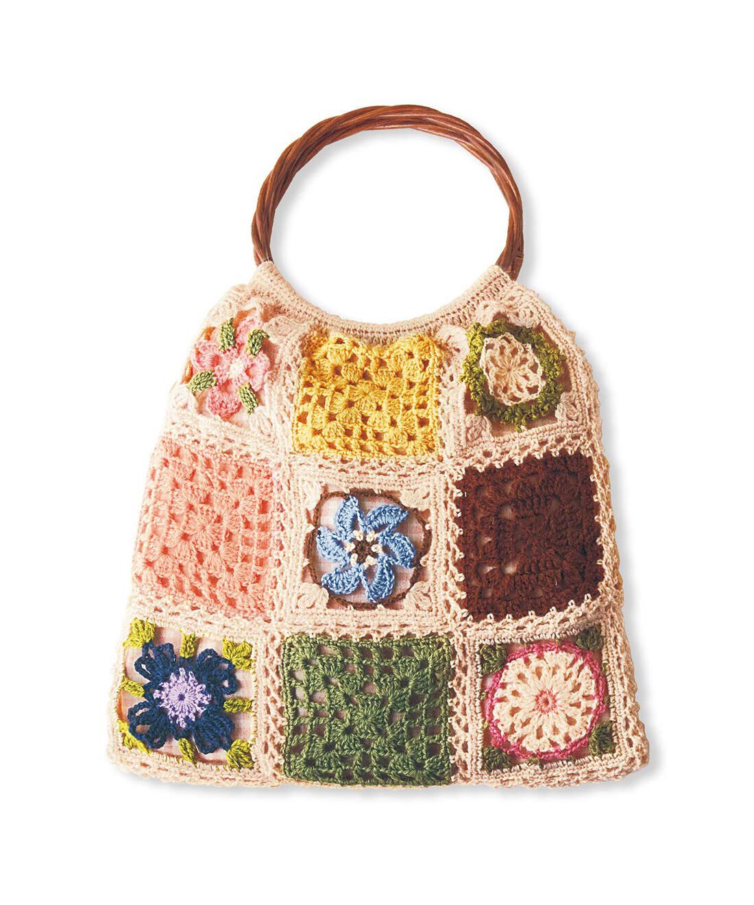 やわらかなぬくもりを大きくつないで かぎ針編みお花モチーフの会