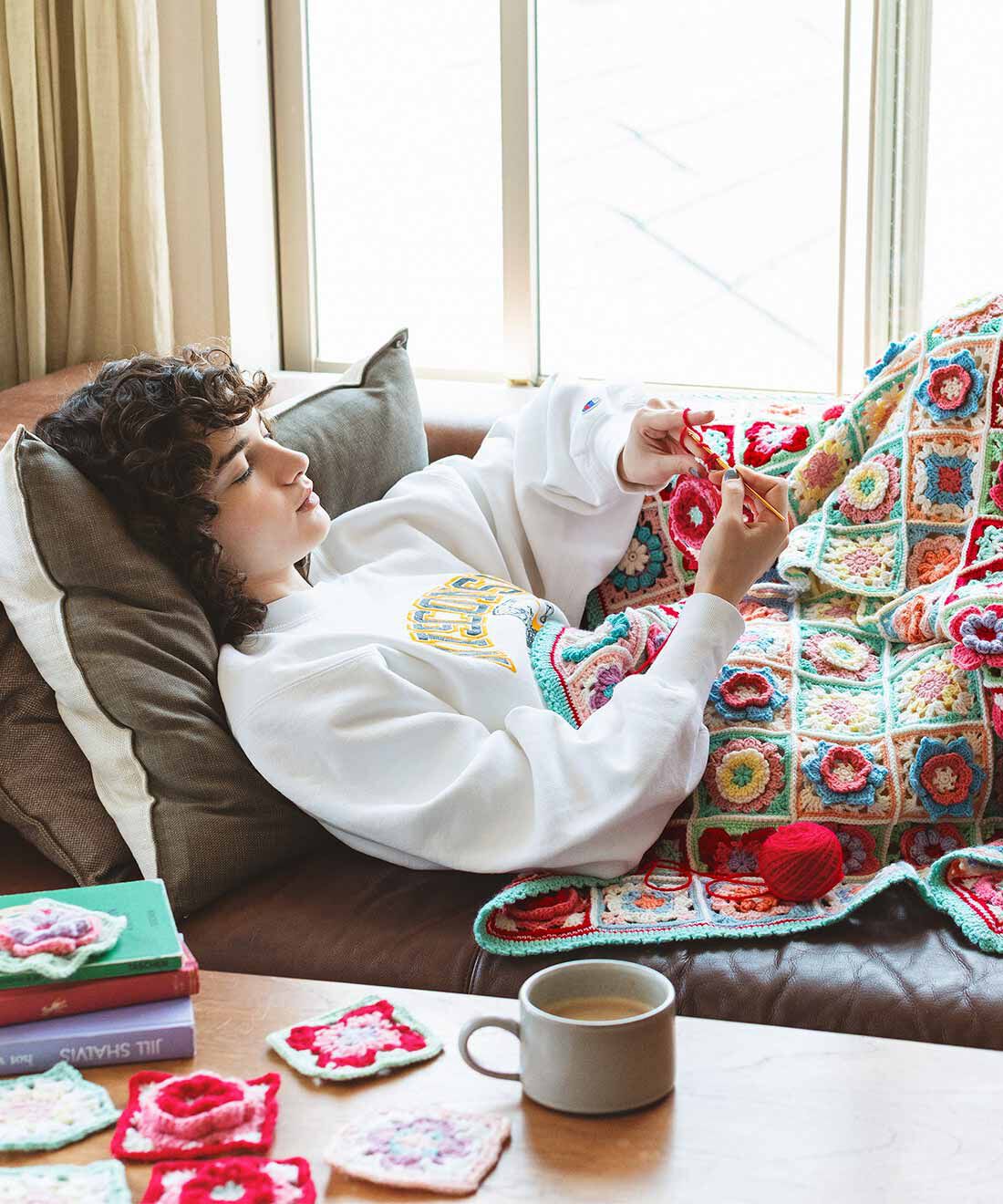 フレンチポップ気分！ マカロンカラーのかぎ針編みモチーフの会