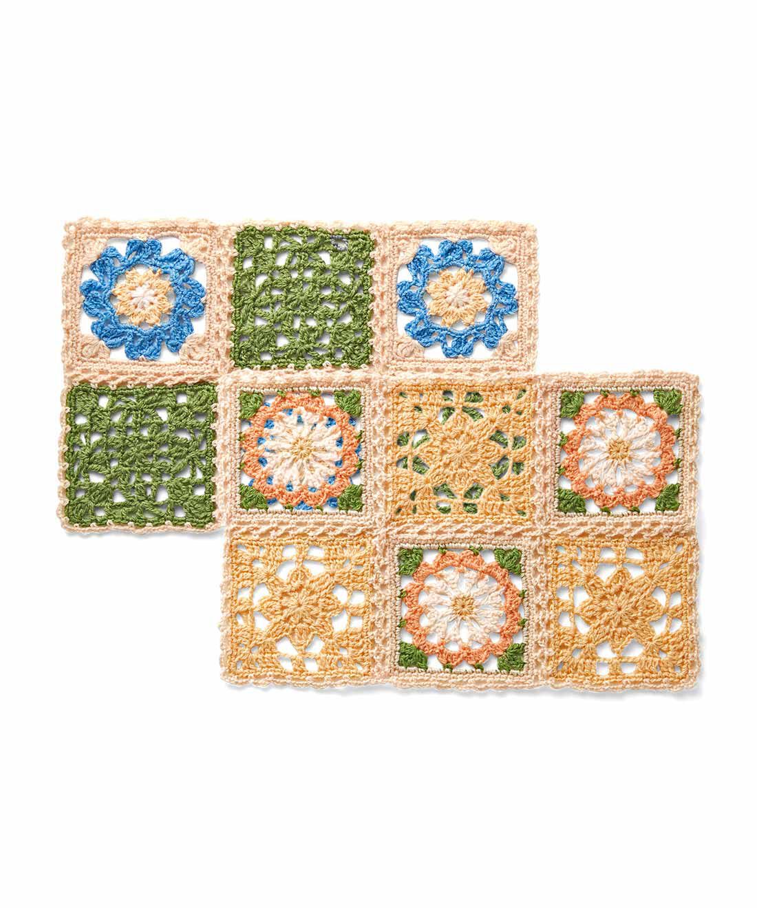 やわらかなぬくもりを大きくつないで かぎ針編みお花モチーフの会