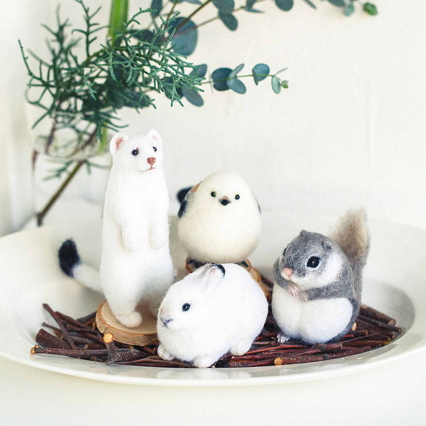 タイプが選べる】羊毛フェルトで作る 愛らしく健気な 北の小さな