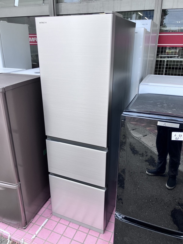 日立 315L 3ドア冷蔵庫 HITACHI R-V32KV 2020年製 うるおいチルド