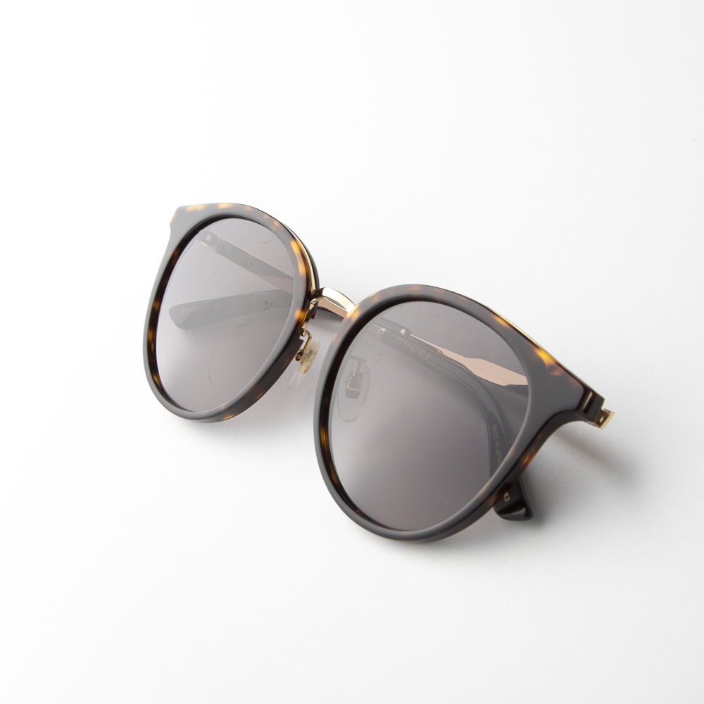 グッチ GUCCI サングラス 0889652094519 テンプル メタル風 0204SK