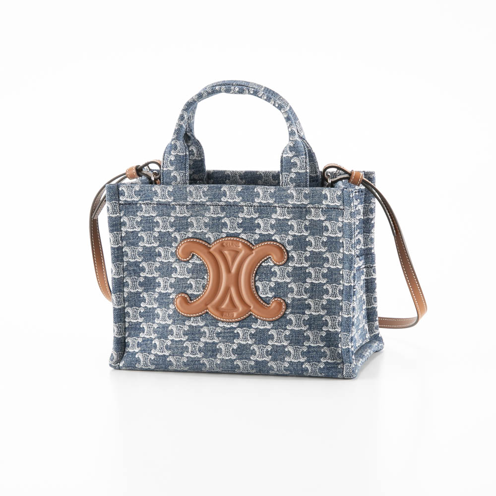 セリーヌ CELINE SMALL CABAS テキスタイルトートバッグ 19916/2FRG