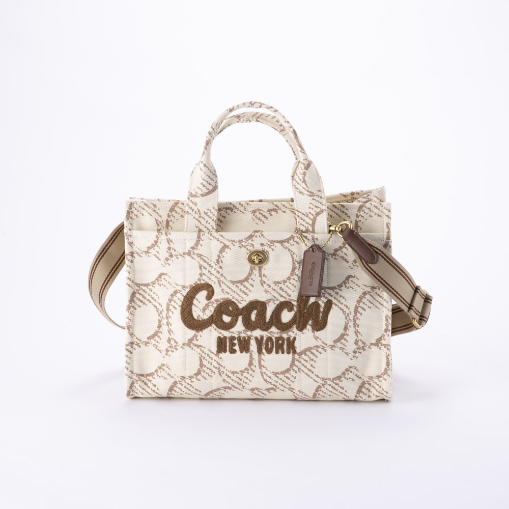 コーチ COACH ハンド・トートバッグ シグネチャー ロゴ カーゴ トート