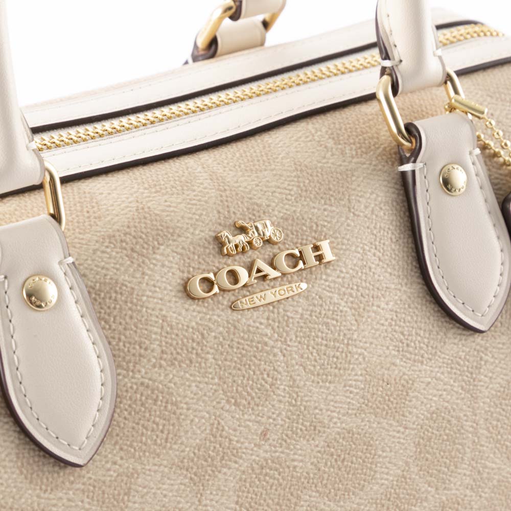 コーチ COACH ボストンバッグ ローワン サッチェル シグネチャー CV961