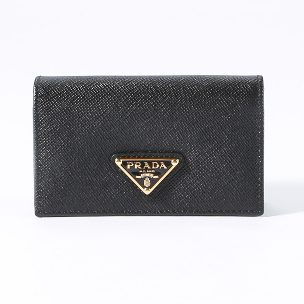 WEB限定価格】プラダ PRADA 名刺入れ SAF.TRIANGOLO/NERO 1MC122-QHH