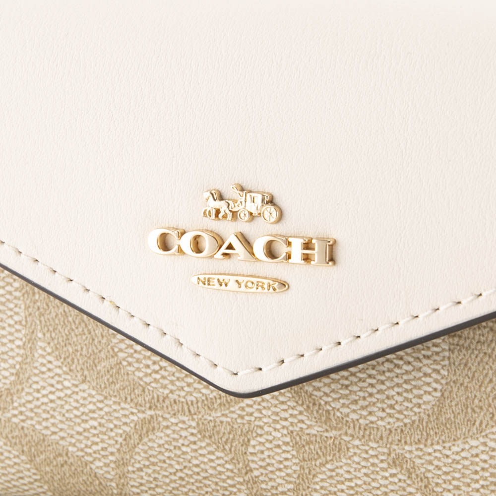コーチ COACH カードケース・名刺入れ シグネチャー フラップ カード