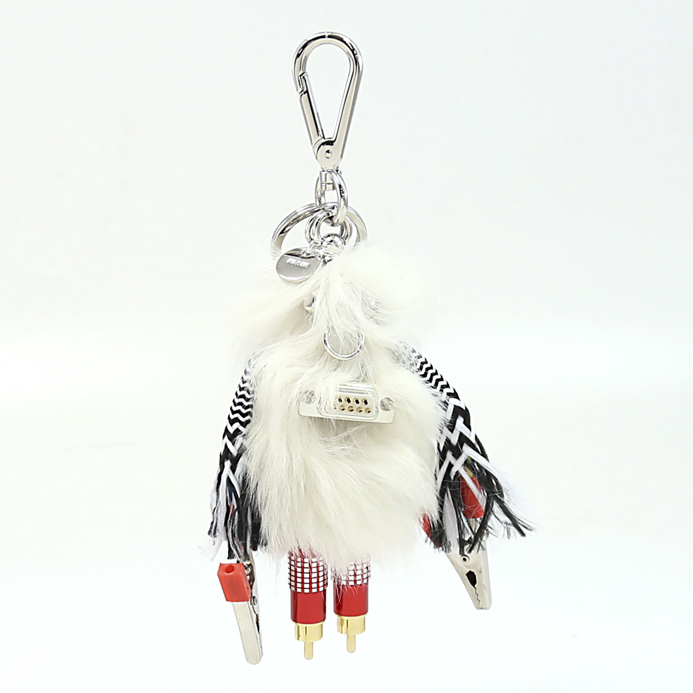 プラダ PRADA キーリング FUR.METALトリックRUFUS 1TR264-EGY