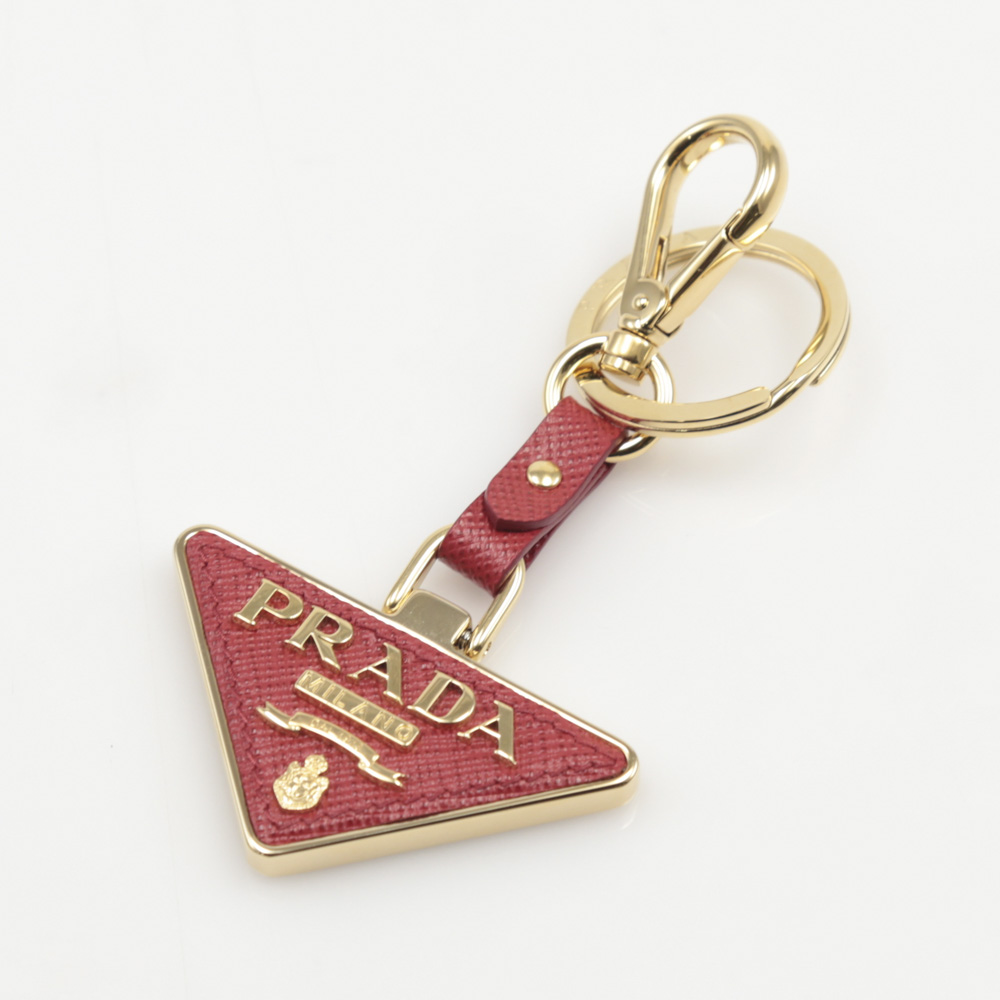 WEB限定価格】プラダ PRADA キーリング SAF.TRIANGOLOキーリング/FUOCO