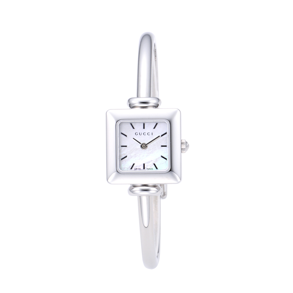 グッチ GUCCI 腕時計 1900スクエアステンレスバングルL YA019518