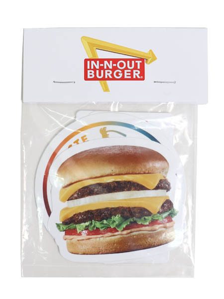 IN-N-OUT BURGER 6P STICKER SET - FIVESTAR