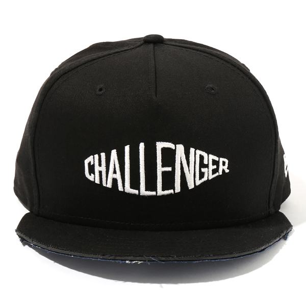 CHALLENGER×NEW ERA CUT VISOR SNAP-BACK CAP キャップ 【Black
