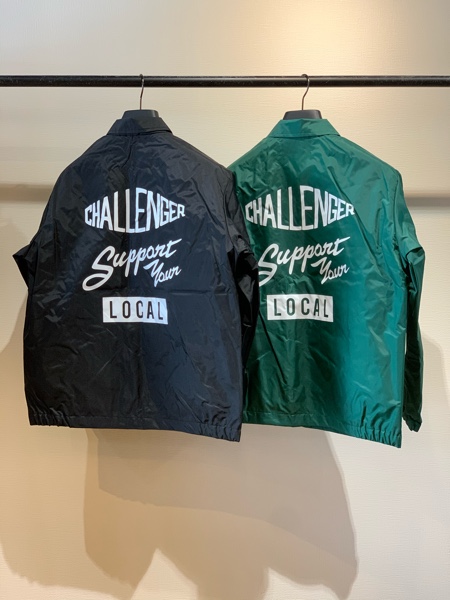 CHALLENGER / NYLON PRINTED SWING TOP -Black-