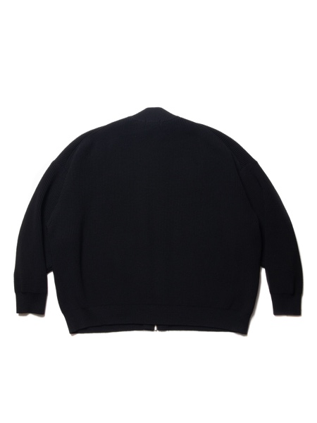 COOTIE / Rib Stitch Drivers Sweater -Black-