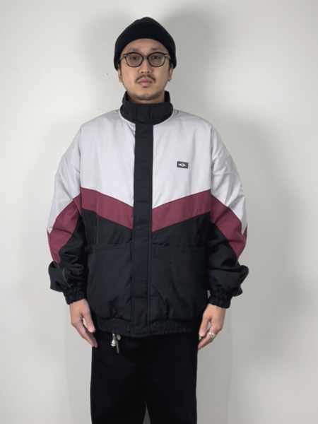 CHALLENGER / NYLON RUNNER JACKET -Gray×Black-