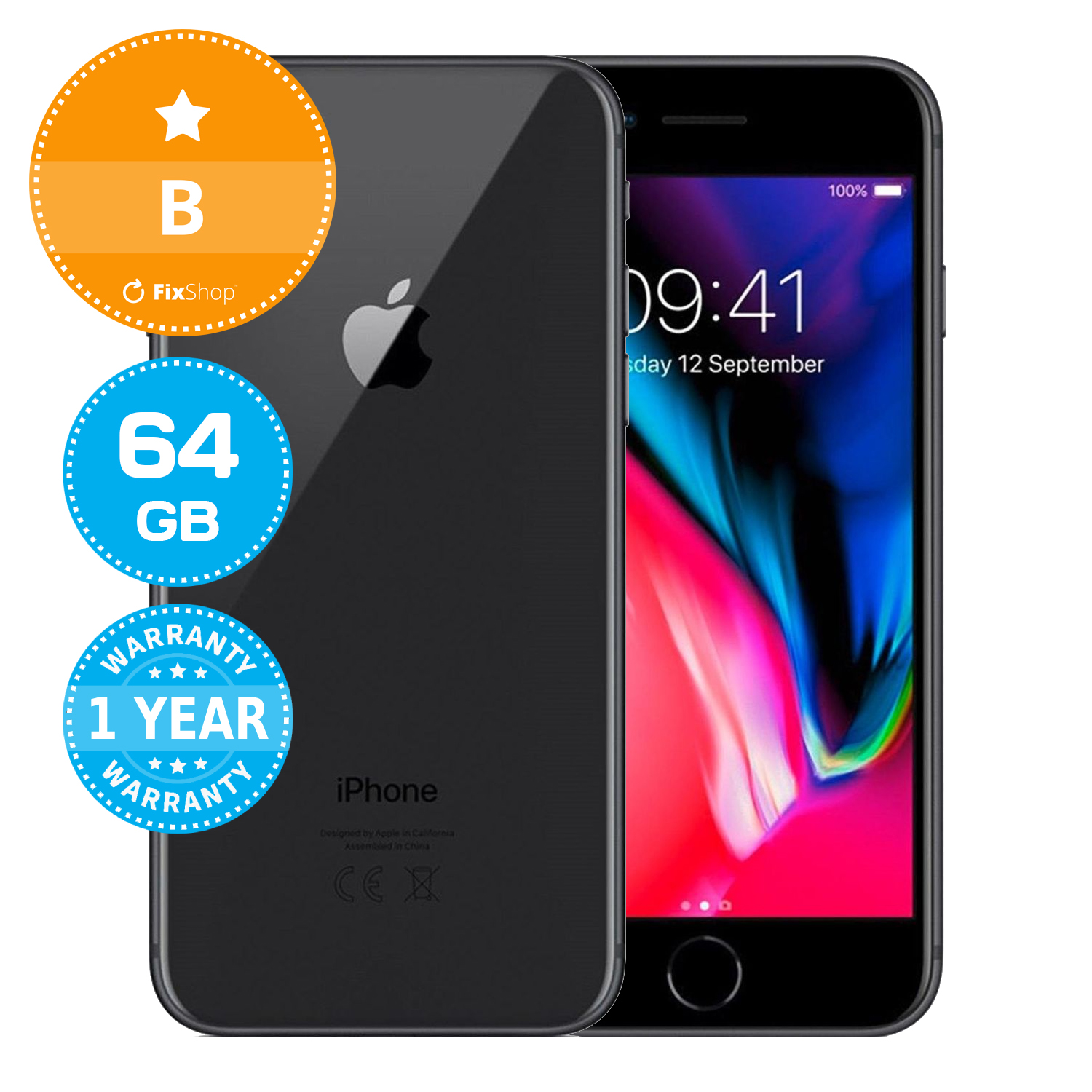 レアOS】iPhone 8 64GB SIMフリー 【ほぼ未使用】 iPhone 8 Space Gray