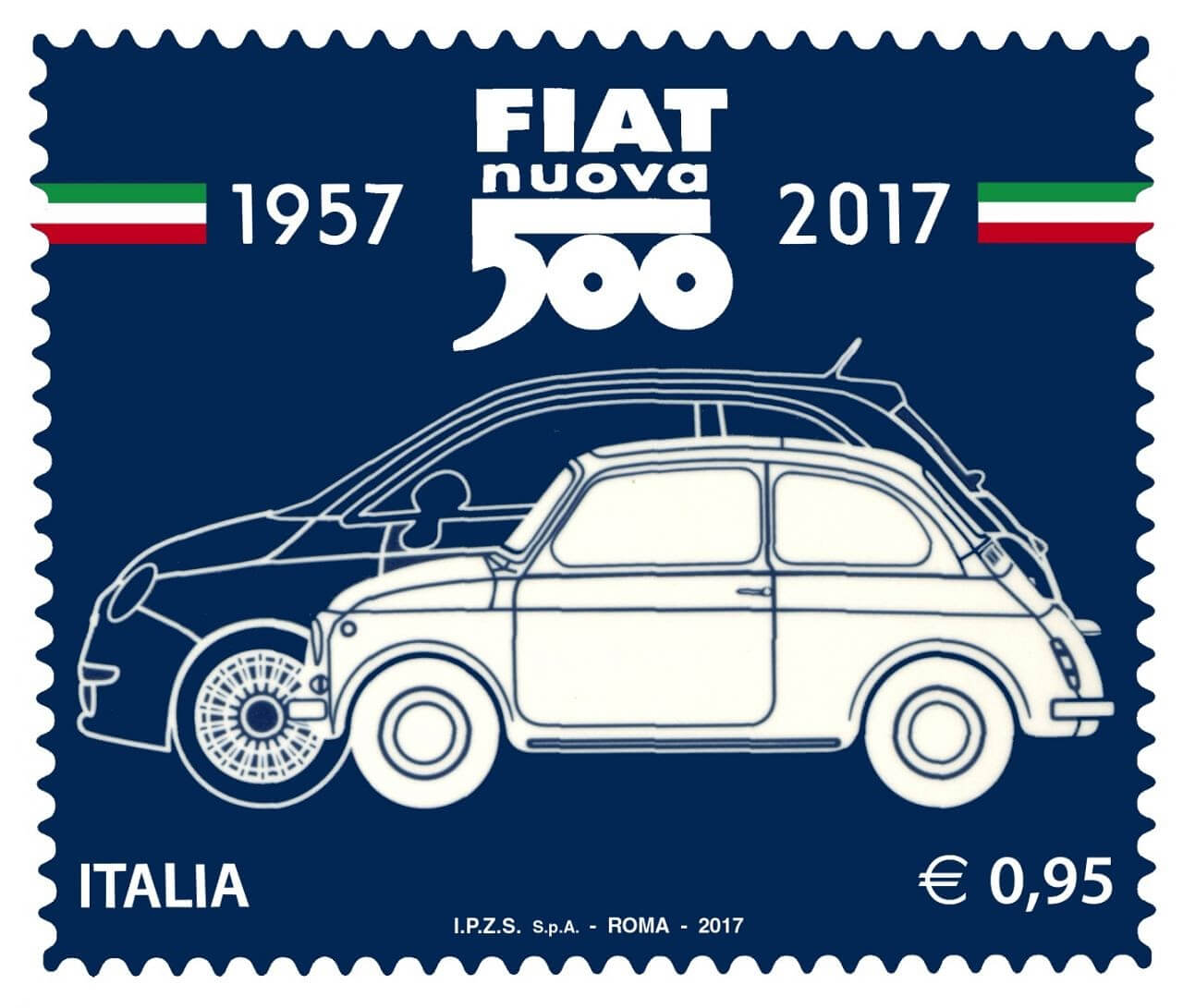 生誕60周年！ Nuova 500がイタリアで記念切手に！ | fiat magazine CIAO!