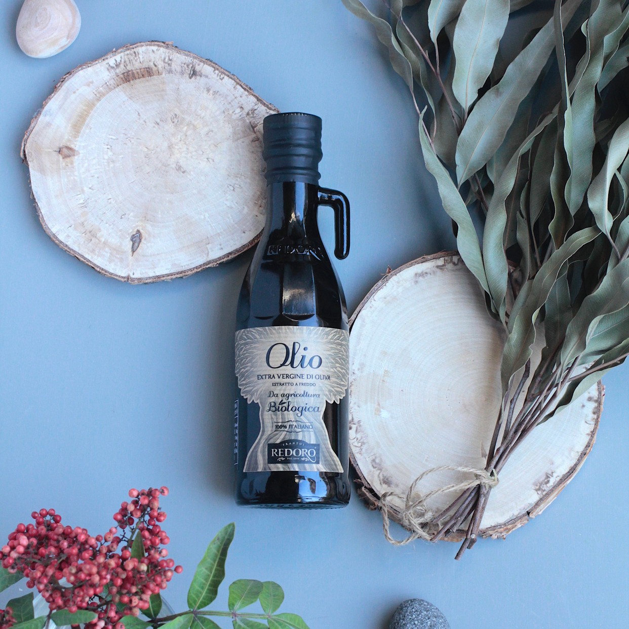 ヴィンテージ 銅製オイル缶 イタリア 大、小セット オリーブオイル入れ