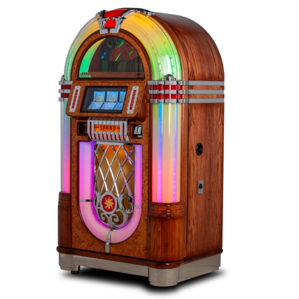 Sound Leisure 80-CD Jukebox 1015 - Medium Eiken Incl. Diamond Led