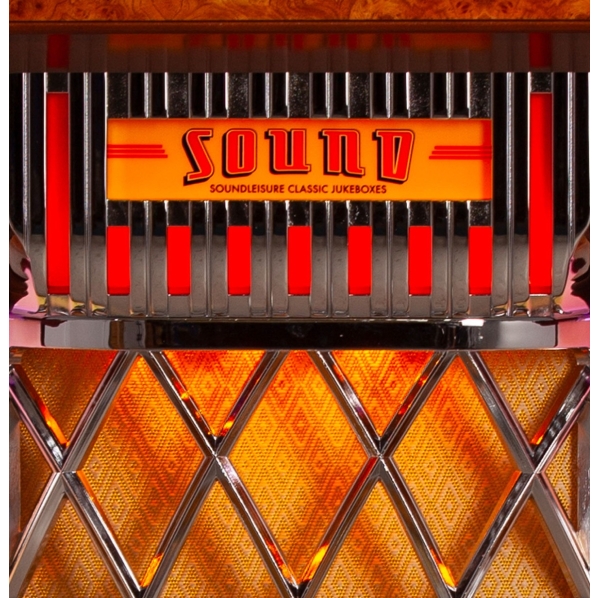 Sound Leisure 80-CD Jukebox 1015 - Medium Eiken Incl. Diamond Led